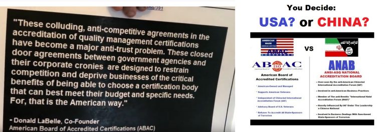 Quality Expert Daryl Guberman Celebrates “American First” With US-Led ABAC Gaining On Chinese ran Accreditation Organizations