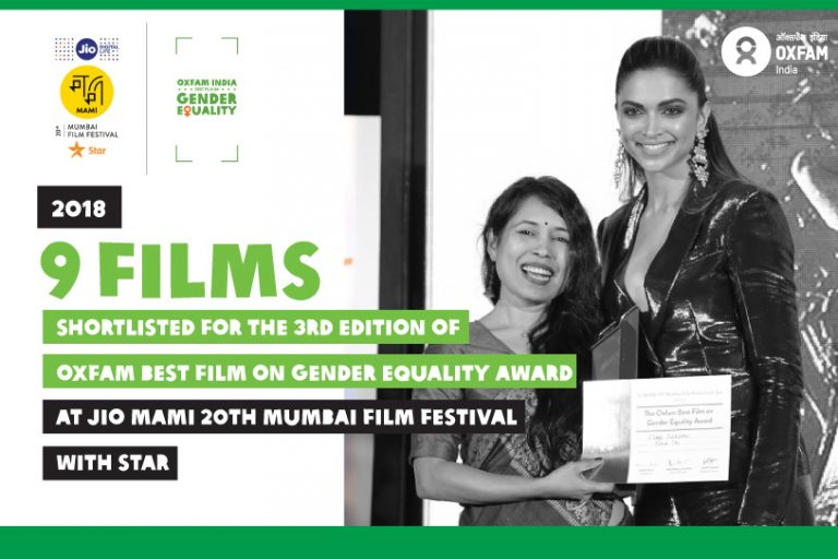 Cinema Beyond Stereotypes, this year’s theme for Oxfam Best Film On Gender Equality Award 2018 at Jio MAMI 20th Mumbai Film Festival with Star