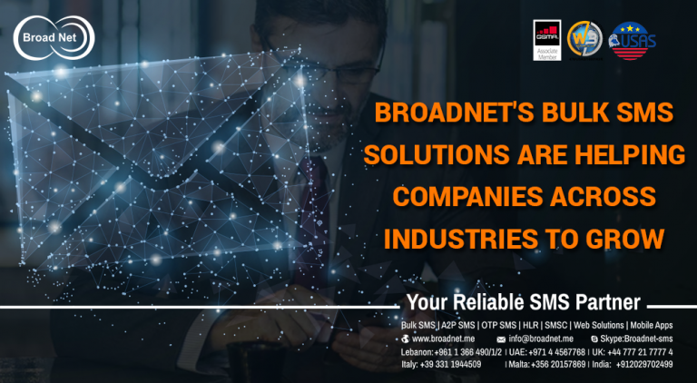 BroadNet’s Bulk SMS Solutions Are Helping Companies Across Industries Grow