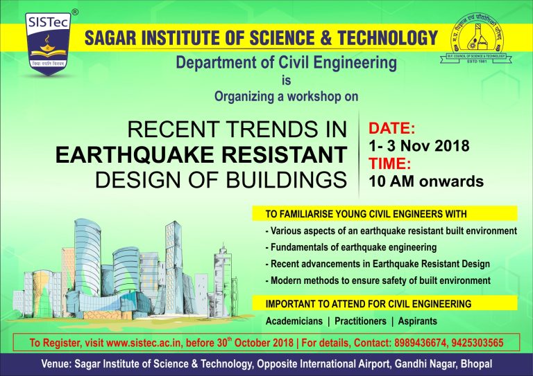 SISTec Civil Department is organizing the workshop