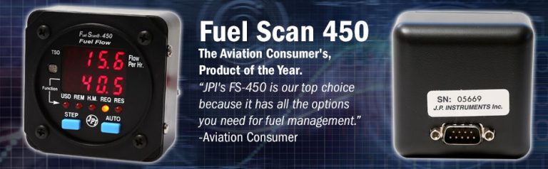 Installation of J.P.I. Fuel Scan 450 for Aircraft