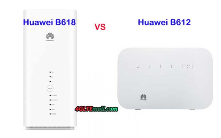 Huawei B618 VS Huawei B612