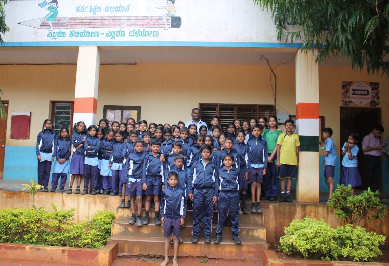 Trio World School Students initiative helps government school get access to quality education