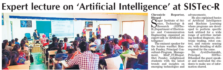 Artificial Intelligence workshop at SISTec