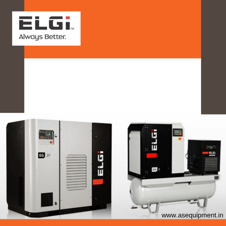 A S Equipment- Oil free air compressor dealers for ELGI.