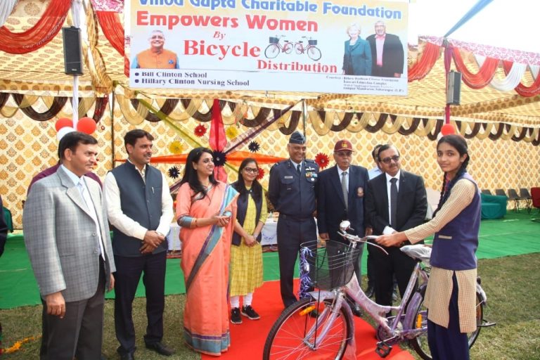 Vinod Gupta Charitable Foundation: Present Bicycles to Girls to Ride their Dreams!