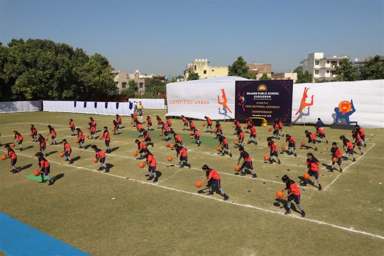 The four days long CBSE National Aerobic Championship 2018 hosted by Salwan Public School, Gurugram closes with a grand prize distribution ceremony