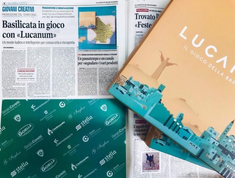 Lucanum, alla scoperta della Basilicata con il gioco di società Made in Matera