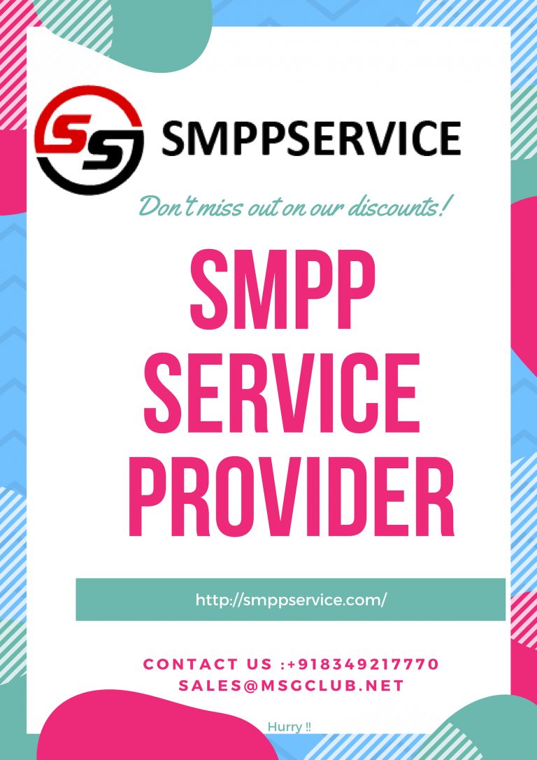 SMPP Service Utilisation For The Business Purpose