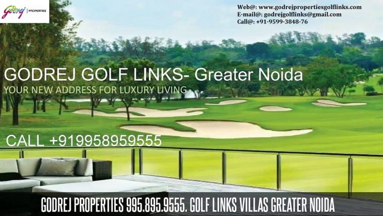 Have a Privileged Life at Godrej Properties Golf Links