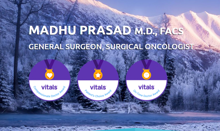 Dr. Madhu Prasad of Far North Surgery Receives Compassionate Doctor Award for 2018 from Vitals