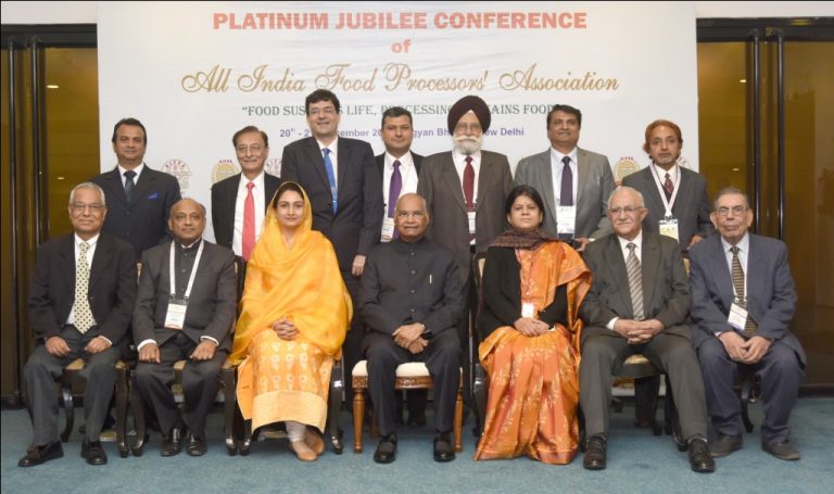 All India Food Processors’ Association (AIFPA) Platinum Jubilee Conference inaugurated by Hon’ble President of India