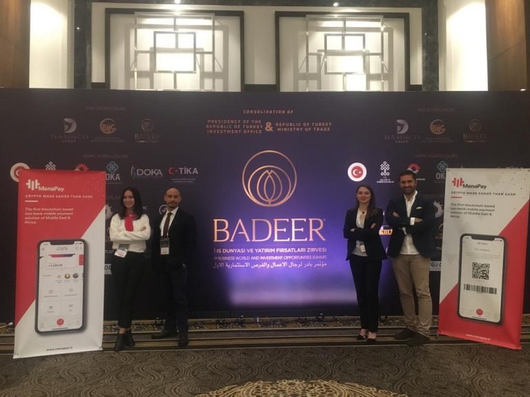 Menapay have met 150 foreign investors from 50 countries at the BADEER I. Business World and Investment Opportunities Summit 2018