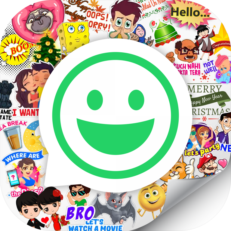 Numbers of Free WhatsApp Stickers in the Single Application!