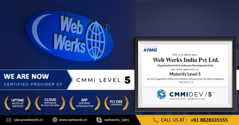 Web Werks is now CMMi Level 5 certified