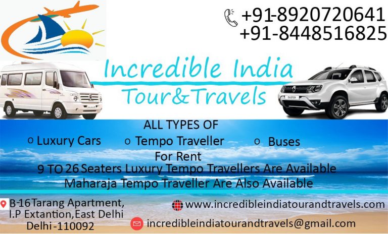 Book Online Tempo Traveller On Rent In Delhi