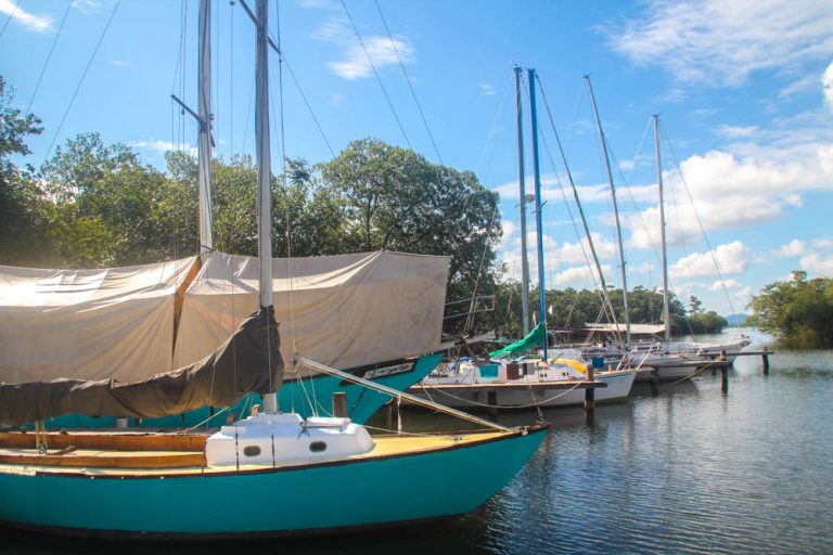 Burnt Key Marina and Lodge in the Cayo Quemado Bay of Rio Dulce, Guatemala reopened