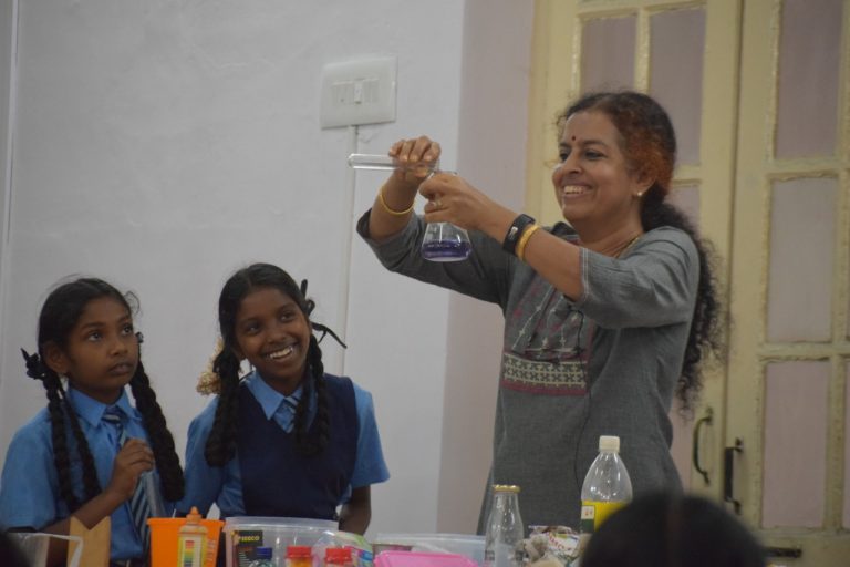 INTERACTIVE WORKSHOP FOR AKSHAYA PATRA BENEFICIARIES AT CENTRE FOR SOCIETY AND POLICY, IISC