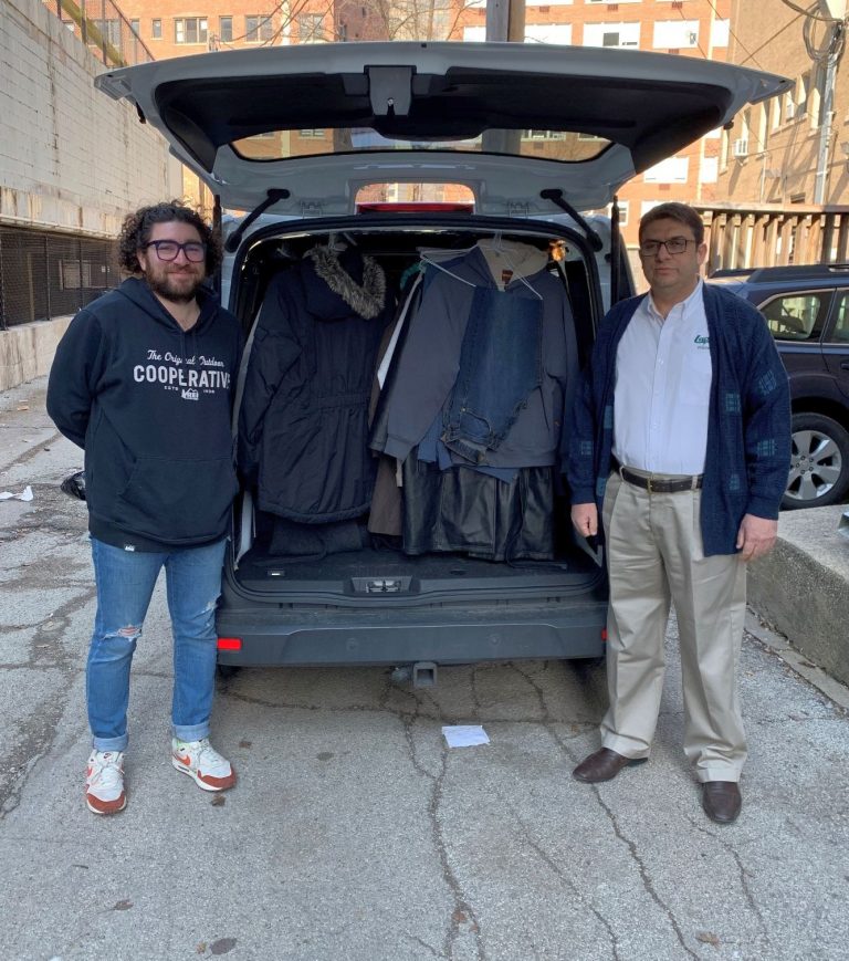 Lapels Dry Cleaning of Wilmette wraps up winter gear drive with Connections for the Homeless