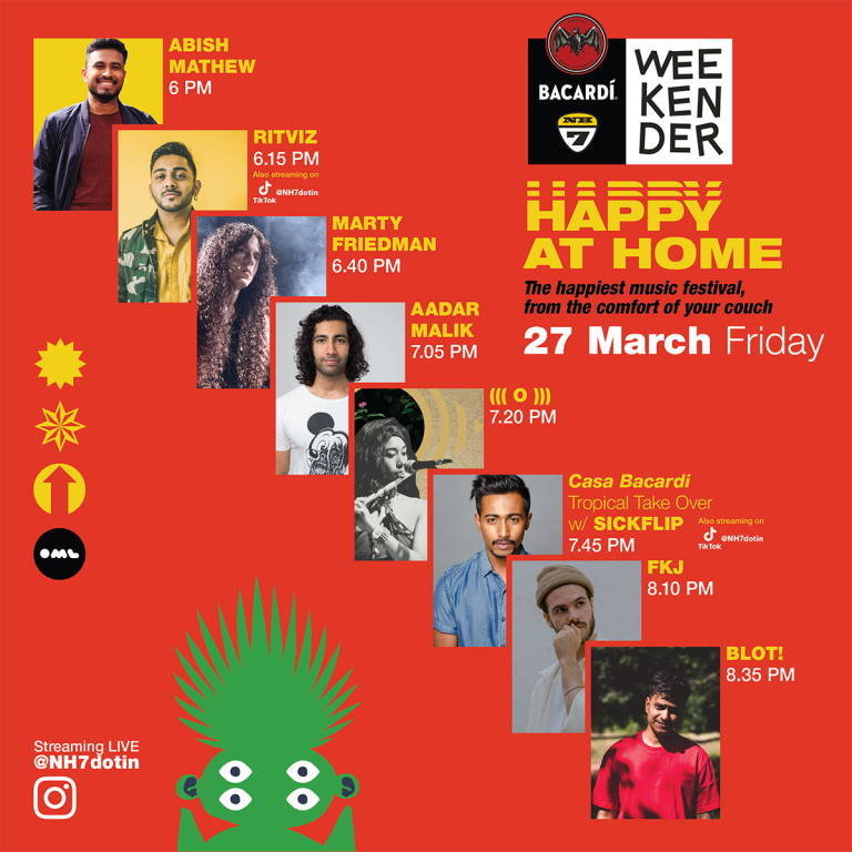 HAPPINESS COMES HOME THIS WEEKEND WITH BACARDI NH7 WEEKENDER