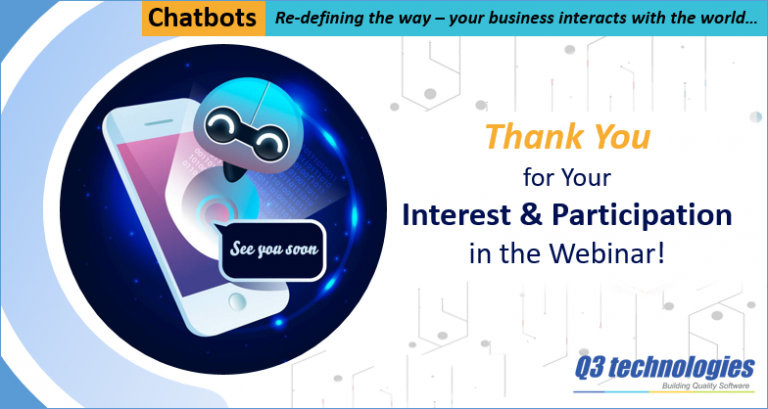 Webinar Chatbots | Reinventing the Way Your Business Interacts with the World