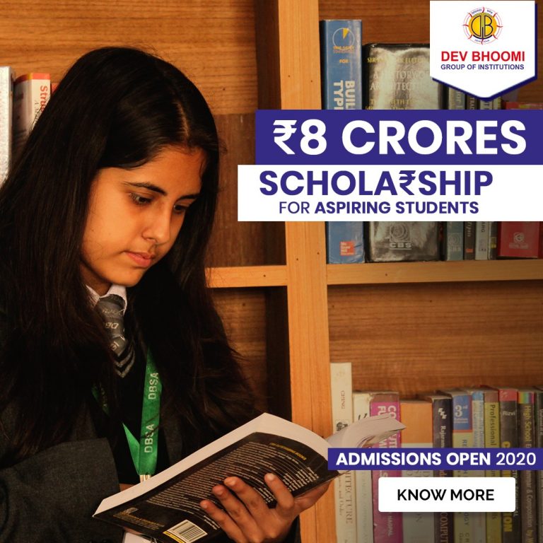 Dev Bhoomi Group of Institutions Announces 8 Crores Scholarship for the Aspiring Students