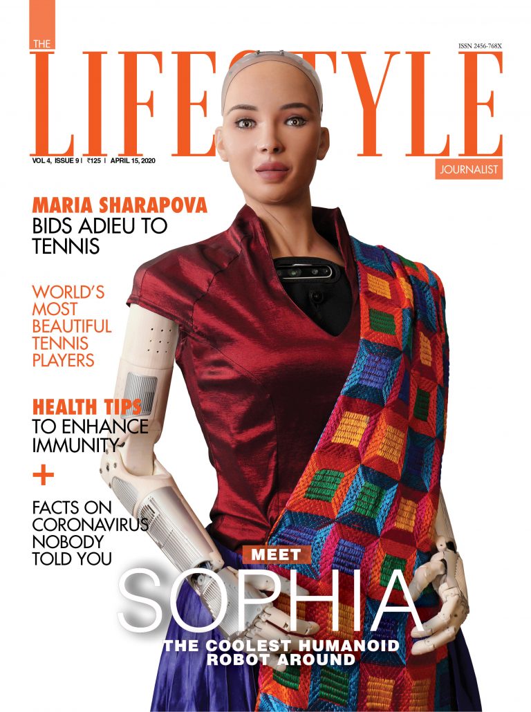 Sophia on the Cover of ‘The Lifestyle Journalist’ Magazine