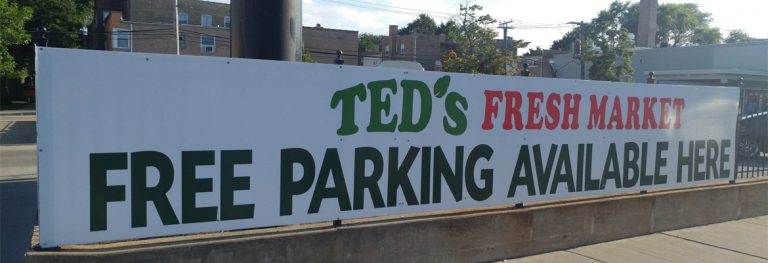 Temporary Outdoor Signage on Amazing Banners Chicago