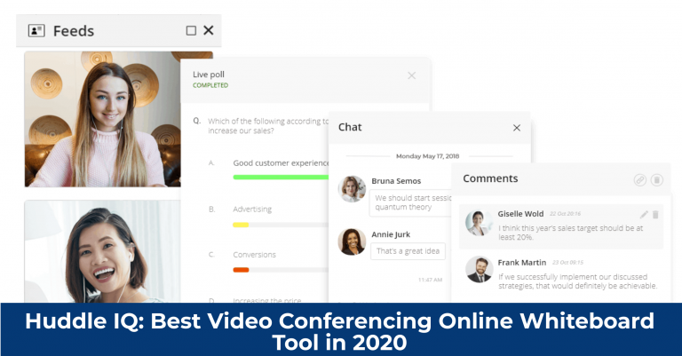 Huddle IQ: Best Video Conferencing Online Whiteboard Tool in 2020