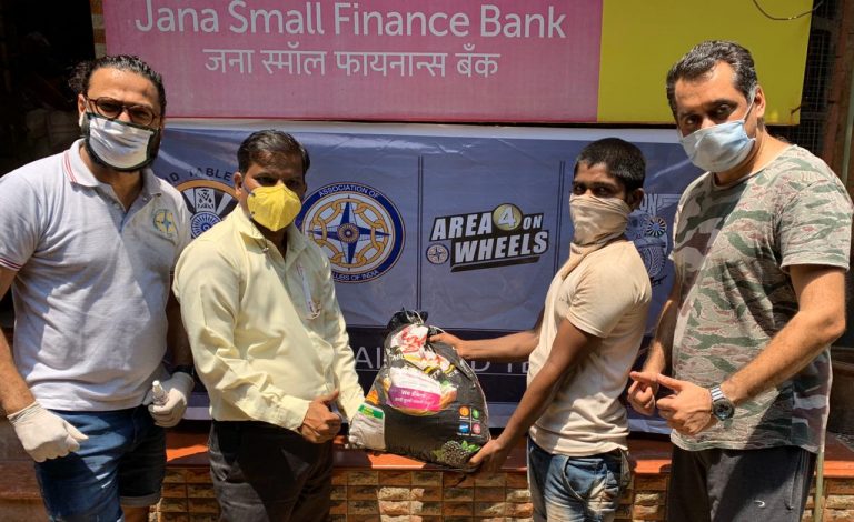 41 Clubs of India & Jana Small Finance Bank distributes food packets to 50,000 affected people per week