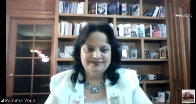 “PM Narendra Modi is the greatest Global Leader and a True Son of India : Strength and Inspires Millions” said USA Ms. Purnima Voria, President National US-India Chamber of Commerce, Denver, USA at IIF Webinar on 12th May, 2020