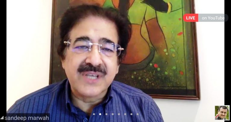 “Love PM Modi for Thinking Big and doing Extra-ordinary” said Dr. Sandeep Marwah, Chancellor, AAFT University of Media and Arts, INDIA at IIF Webinar on 20th May, 2020