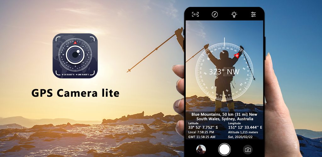 Greencom Ebizz Infotech introduces GPS Map Camera Lite: Geotag Photo Location – is there to add GPS stamps to camera photos very easily while you are travelling.