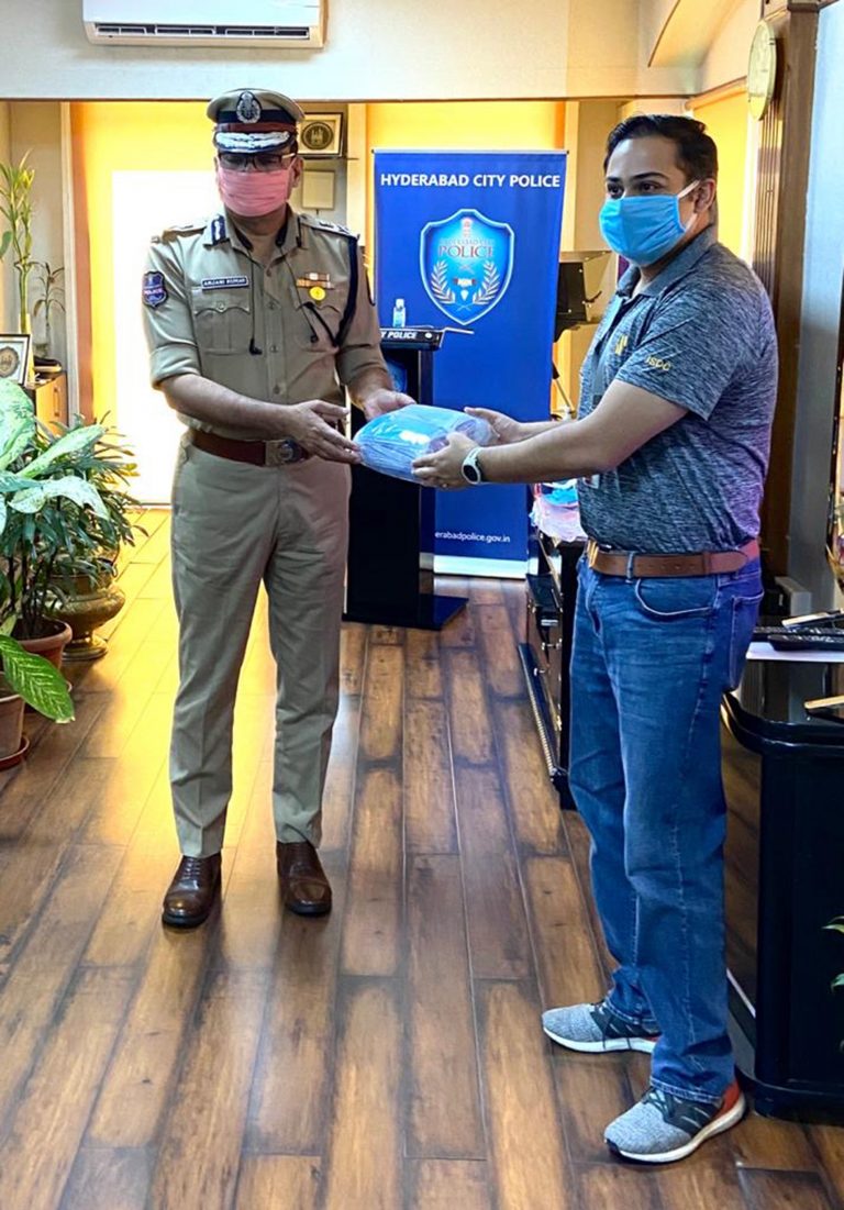 Synchrony’s Donation of Face Masks to Telangana State Police Rises to 15,000