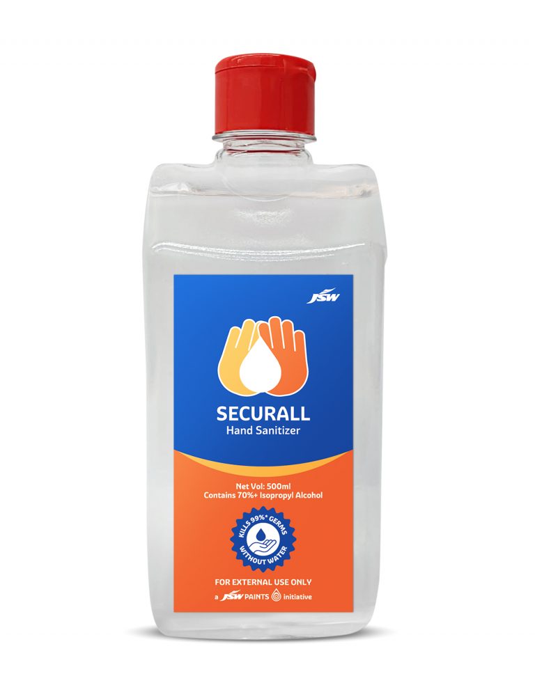 JSW Paints plans To launch Securall hand sanitizer across markets