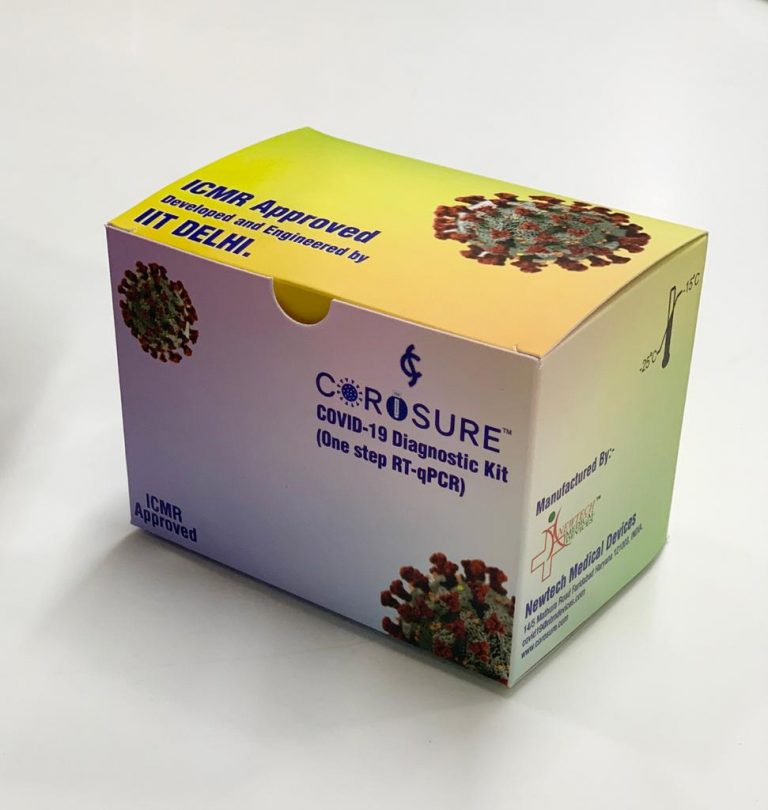 Indian-owned company develops affordable COVID-19 test kit COROSURE- Your Reliable partner for COVID-19 produced by IIT Delhi