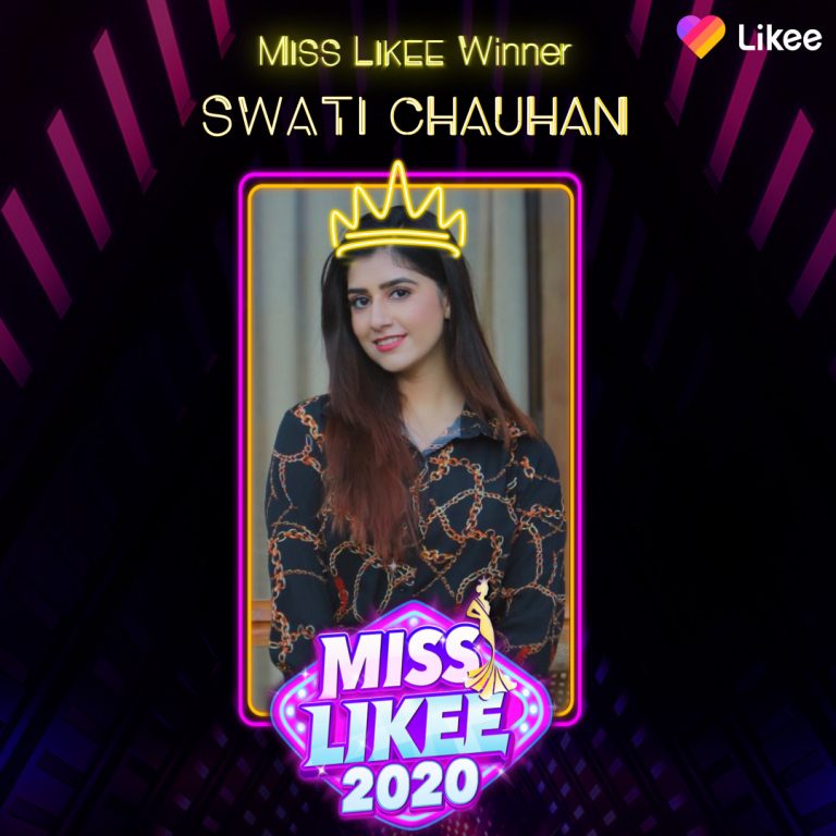 Shimla’s Swati Chauhan steals the show, crowned Miss Likee 2020