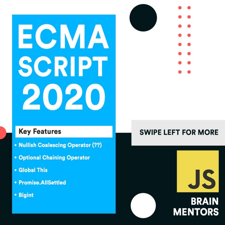 5 New JavaScript Features in ES 2020 – Brain Mentors