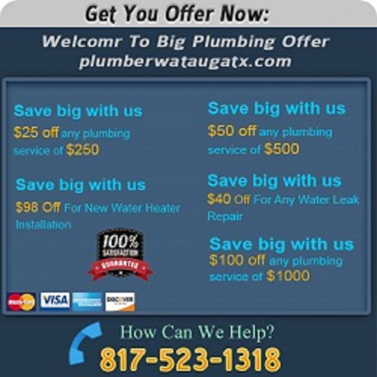 Plumber Watauga TX