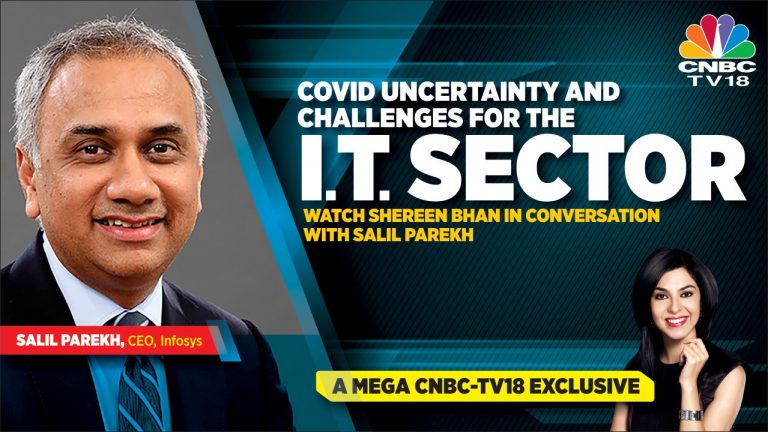 Salil Parekh, CEO of Infosys in conversation with Shereen Bhan on CNBC-TV18