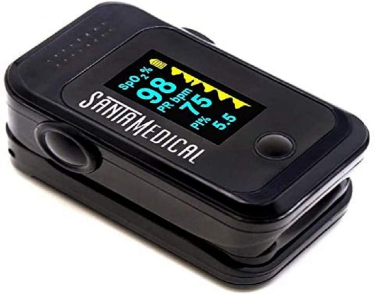 Light Weight Finger Pulse Oximeter To calculate The Right Chart