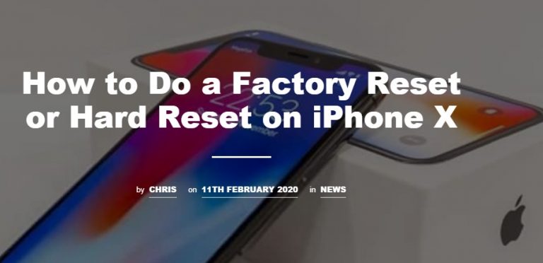 Tips on how to Perform an iPhone Difficult Reset Or Master Reset