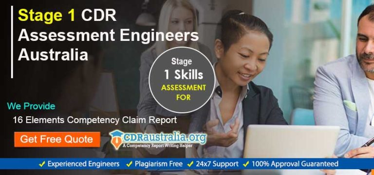 Avail Quality Stage 1 CDR Assessment Engineers Australia By CDRAustralia.Org