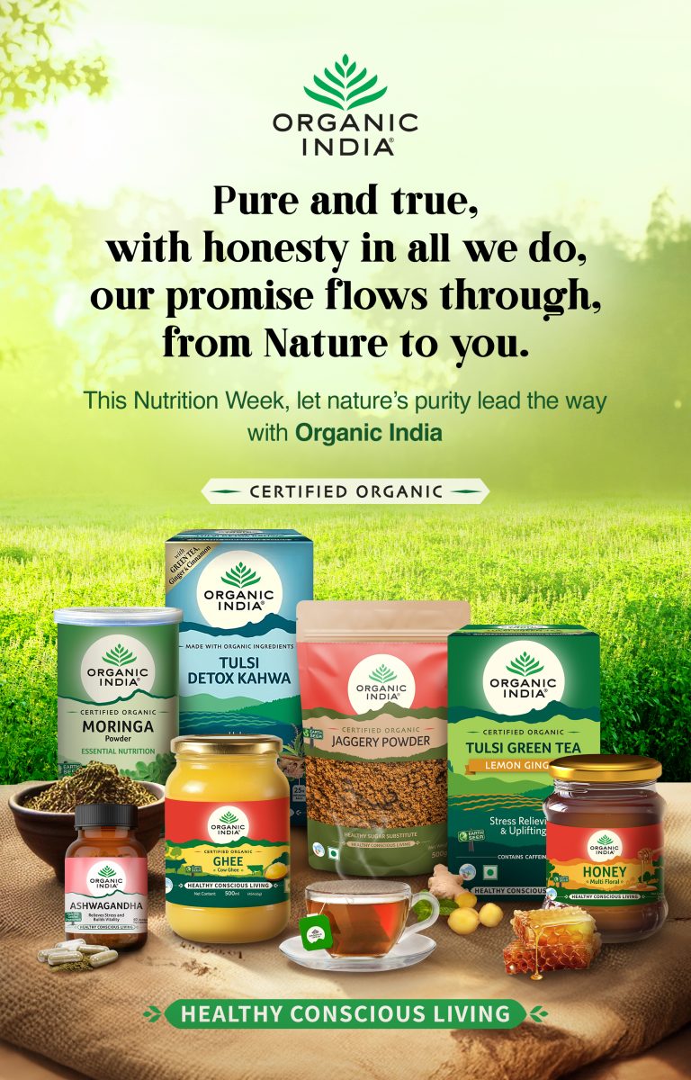 National Nutrition Week: Organic India by Tata Consumer Products, Leads the Way with Nutrition from Nature