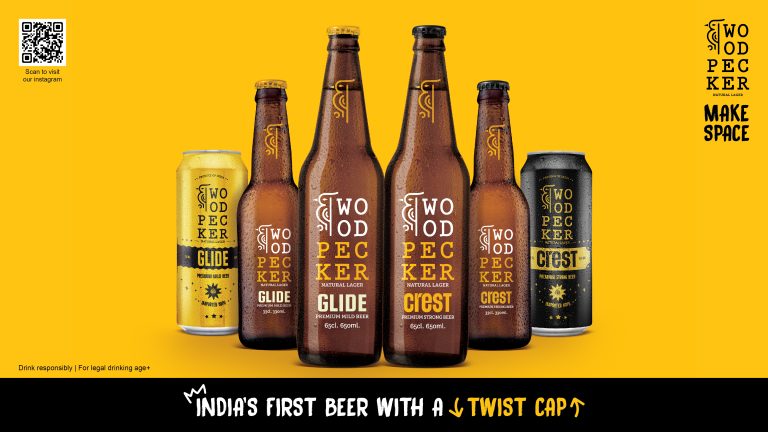 SOM Distilleries and Breweries Ltd (SDBL) unveils India’s first beer with a twist cap “Woodpecker”—a revolutionary entry into the Indian market.