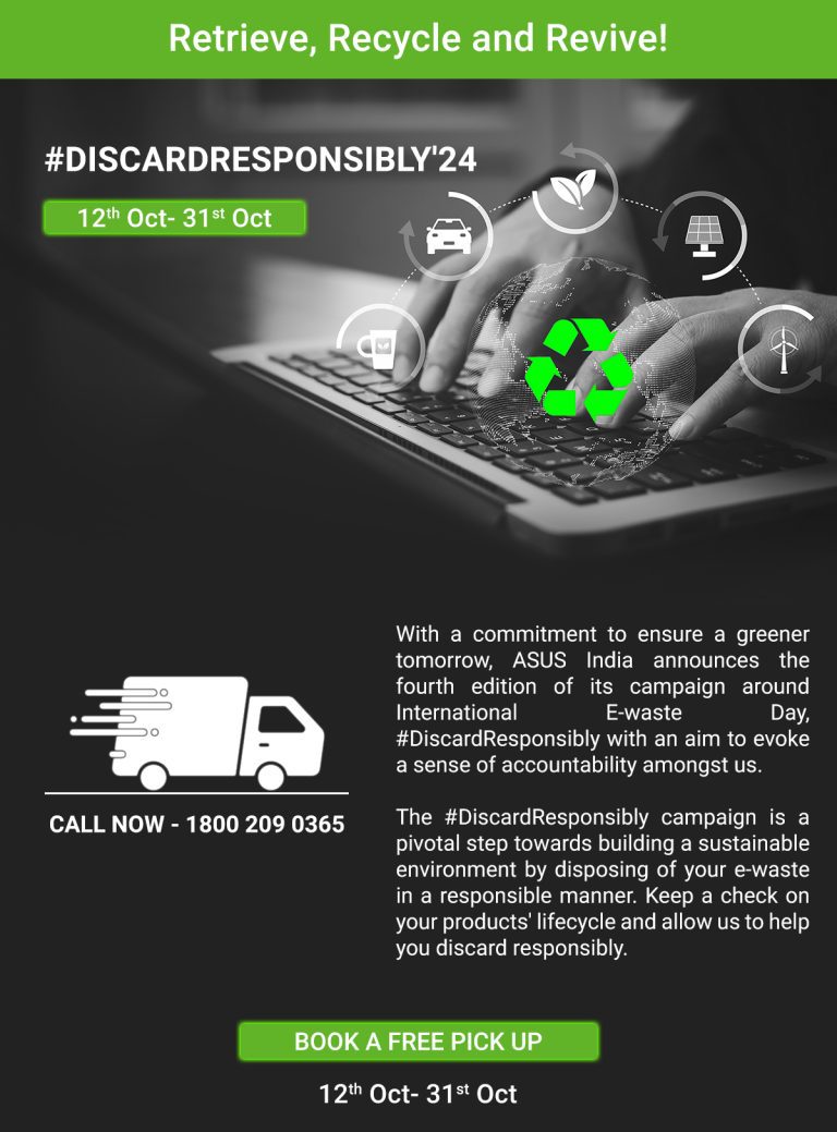 ASUS India flags off the third edition of #DiscardResponsibly campaign