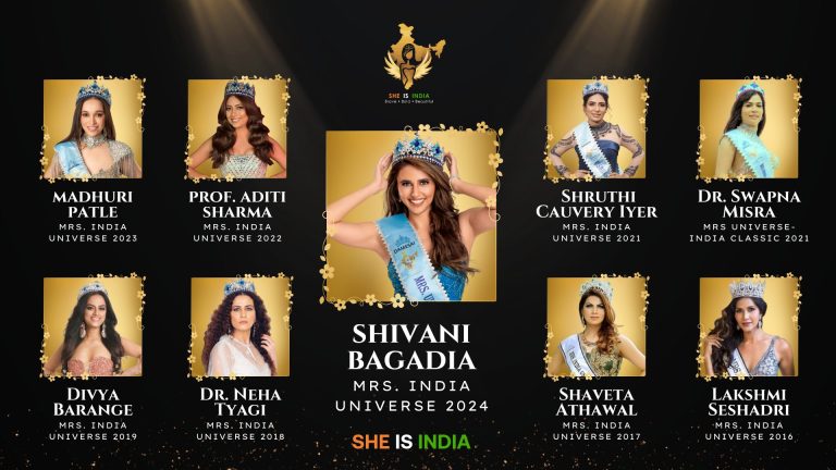 Bharat’s Shivani Bagadia Crowned Mrs. Universe India 2024 by She is India, Set to Represent the Nation at Mrs. Universe 2024 in South Korea